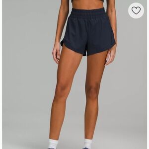 Lululemon size 6 Track That High Rise Shorts (3”)
